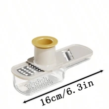 Prensa de ajo y picador manual - Material de plástico duradero, fácil de usar, prensa de ajo y picador multifuncional y portátil, sin necesidad de electricidad, diseño compacto, adecuado para uso en la cocina - Multicolor - Ver 5