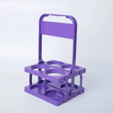 1pc Retro Portable Beer Basket, Holds 6 Bottles, Foldable, Can Also Be Used As Beer Rack, Beer Bottle Storage Bin, Coffee/Tea Carrier, Suitable For Daily Use And Parties, Essential For Beer Festivals. - Multicolor - View 19