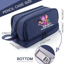 32件套多层铅笔盒，学生耐用文具收纳袋 - 彩色 - 查看 21