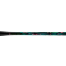Raqueta de bádminton LI-NING HALBERTEC 9000 POWER Control Type, 4U, fibra de carbono de alto módulo, raqueta individual de entrenamiento profesional AYPW001 - Estación base Deep Lake Green Plata - Ver 11