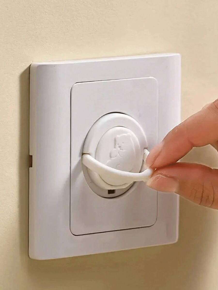 5/10pcs Standard Outlet Covers, UK Plug Socket Covers, Power Socket Protectors, Prevent Electric Shock, Suitable For UK Standard Electrical Outlets - A - View 1