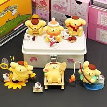 SANRIO 6件套三丽鸥神秘盲盒 - PVC收藏人偶，青少年及成人新奇礼物，办公桌装饰，盲盒随机发货，适合客厅、卧室装饰，生日、母亲节、节日派对（款式随机） - 彩色 - 查看 8