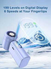 Kipas Genggam Mini Kecepatan Tinggi Isi Ulang USB, Baterai 1000mAh dengan Daya Tahan Lebih Lama, Kipas Saku Ultra-Portabel - Cocok untuk Petualangan Luar Ruangan, Perjalanan, Olahraga, Penggunaan di Kantor dan Rumah, Aksesori Musim Panas Penting untuk Wanita - MultiWarna - View 5