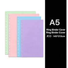 Bìa sổ tay A5 20 lỗ, bìa sổ tay có thể thay ruột tiện dụng cho trường học và văn phòng. - Nhiều màu - Xem 22