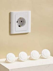 5/10pcs Standard Outlet Covers, UK Plug Socket Covers, Power Socket Protectors, Prevent Electric Shock, Suitable For UK Standard Electrical Outlets - A - View 3