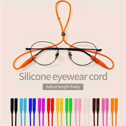 Dây đeo kính bằng silicon, thiết kế chống trượt, phù hợp cho nhiều hoạt động. Dây đeo kính unisex.