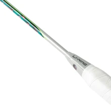 LI-NING HALBERTEC 9000 POWER Control Type Badminton Racket, 4U High Modulus Carbon Fiber Professional Training Single Racket AYPW001 - Deep Lake Green Base Station Silver - View 10