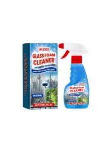 Glass Foam Cleaner, Household Glass Window Mirror Door Grease Fingerprint Remover - 液體 - 查看 2