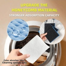 Pet Hair Removal Sponge Cleaning Cube, Quick Pet Hair Removal, Reusable Household Cleaning Sponge, Anti- Laundry Washing Sponge Cube, Suitable For Washing Machines - Multicolor - View 20