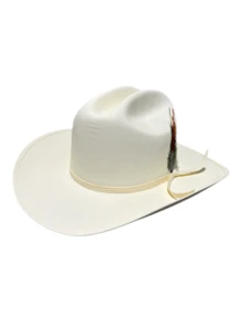 Sombrero Texana "Sinaloa" Estilo Novita - Blanco - Ver 4