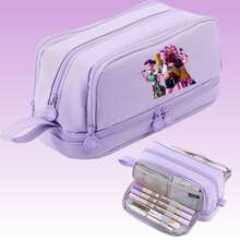 32件套多层铅笔盒，学生耐用文具收纳袋 - 彩色 - 查看 18