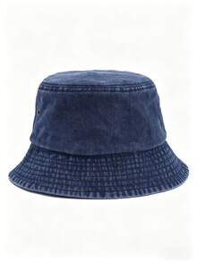 Este sombrero de cubo lavado vintage es tu compañero definitivo para excursiones soleadas, picnics de fin de semana y fogatas acogedoras. Ligero, transpirable y con un estilo relajado, está diseñado para mantenerte cómodo mientras exploras la naturaleza o te relajas con amigos. unicolor, fibra de poliéster casual (poliéster) sin protección UV, primavera/verano - multicolor - Ver 5