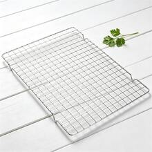 Bộ giá nướng và làm nguội 2 trong 1 bằng thép không gỉ, giá nướng dạng lưới - Giá đỡ lò nướng đa năng dùng để nướng thịt, nướng rau củ, làm nguội bánh quy, an toàn khi rửa bằng máy rửa chén. - Một kích cỡ phù hợp cho tất cả - Xem 4