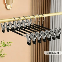 Móc treo quần áo bằng thép không gỉ tối giản, chống trượt, thích hợp để phơi quần áo. - nhiều màu - Xem 5