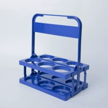 1pc Retro Portable Beer Basket, Holds 6 Bottles, Foldable, Can Also Be Used As Beer Rack, Beer Bottle Storage Bin, Coffee/Tea Carrier, Suitable For Daily Use And Parties, Essential For Beer Festivals. - Multicolor - View 23