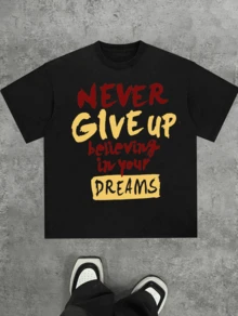 Black Top With Red Lettering
