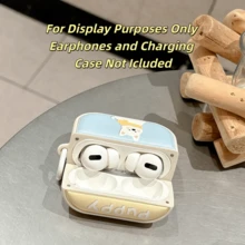 兼容苹果系列耳机保护套，蓝白小狗图案，适用于 1/2/3/4/Pro/Pro2/Pro3 - 彩色 - 查看 4