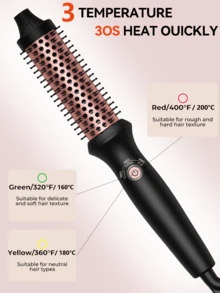 UKLISS 2-In-1 Multifunctional Hair Curler & Straightener, Negative Ion Curling Iron, Wet & Dry Use, Unisex Gift, Unique Gift, Cool Gift, Women Gift, Gift Set - View 3