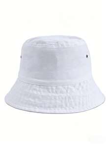 Este sombrero de cubo lavado vintage es tu compañero definitivo para excursiones soleadas, picnics de fin de semana y fogatas acogedoras. Ligero, transpirable y con un estilo relajado, está diseñado para mantenerte cómodo mientras exploras la naturaleza o te relajas con amigos. unicolor, fibra de poliéster casual (poliéster) sin protección UV, primavera/verano - multicolor - Ver 6