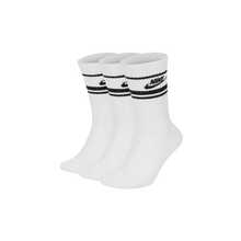 Nike logo運動高筒襪訓練健身中筒襪 通用 男女同款 組合裝（3件裝） 白黑色 - 白色 - 查看 6