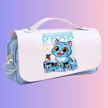 13 Styles Series Large Capacity Pencil Case, Creative Stylish Pencil Box, High-Quality Handheld Stationery Bag - Multicolor - View 11