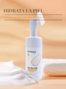 CLEANSING FOAM WITH ADDED RICE EXTRACT - SILICONE BRUSH HEAD - MEDIUM EXFOLIATION - Deep Cleansing - View 2