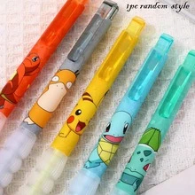 pokemon 宝可梦圆珠笔，1支装，可爱宝可梦卡通图案速干伸缩圆珠笔，返校文具礼品 - 彩色 - 查看 10