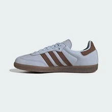 Adidas Wmns Samba OG 'Maroon Cream White Gold'IH3979 Christmas Gift | Retro Heritage Style, Timeless Silhouette - 霧霾藍 - 查看 1