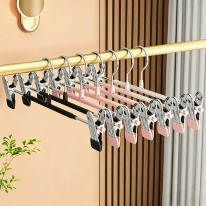 Minimalist Stainless Steel Non-Slip Clothes Hanger, Suitable For Drying Clothes