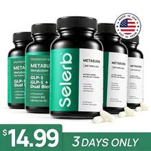 Selerb Metaburn For Daily Nutrient Support – With Chromium, Vitamin B12 & Berberine HCI – 60 Capsules(5pack) - 250G - View 1
