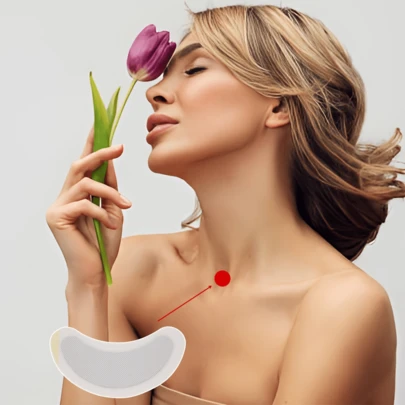 4 pezzi Cerotti rinfrescanti per la gola - Potente raffreddamento a base vegetale, gusto alla menta, adatti per mal di gola, scelta ideale per il relax