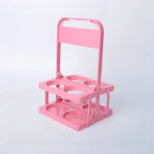 1pc Retro Portable Beer Basket, Holds 6 Bottles, Foldable, Can Also Be Used As Beer Rack, Beer Bottle Storage Bin, Coffee/Tea Carrier, Suitable For Daily Use And Parties, Essential For Beer Festivals. - Multicolor - View 16