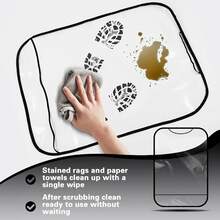 Transparent Seat Back Protector Pad, Waterproof Anti-Kick Mat, Protects Children's Feet From Kicking And Soiling The Front Seat Backrest - Multicolor - View 6