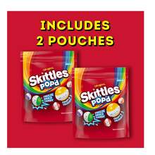 Skittles Pop'd Originals Freeze Dried Candy 5.5oz 2 Pack – Crunchy Fruity Resealable Treats - 5ml - View 2