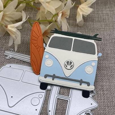Patchwork Car Metal Cutting Dies For Card Making Kit Embossing Paper Die Cuts Set Scrapbook Stencils Supplies Machine