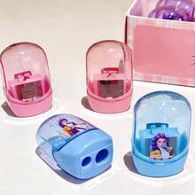 8pcs Demon Hunting Witch Squad Transparent Pencil Sharpener Pen Knife Kids School Stationery Prize[Style Sent At Random] - Multicolor - View 3