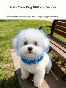 Bozal de malla transpirable para perros, adecuado para perros pequeños y medianos, cubierta antimordedurasantilamido para pasear - Multicolor - Ver 7