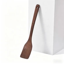 7-In-1 Premium Quality Natural Boxwood Cooking Utensils Set, Including Turner, Rice Sieve, Soup Ladle, Strainer And Cooking Spoon, Spatula For Kitchen, Holiday Gift - Wood Color - View 5