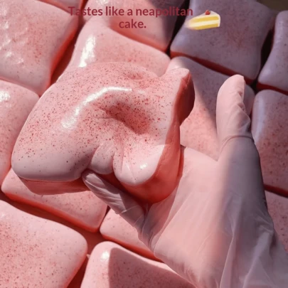 1pc Latest Soft Squishy Raspberry Toast Slow Rebound Stress Relief Squeeze Toy, Butter Toast King Super Thick Slow Rebound Stress Relief Gadget - Perfect Gift - Birthday Gift - Ideal Gift - Surprise Gift - Holiday Gift - Seasonal Gift - Halloween Gift - Christmas Gift - Gamer Enthusiast Refined Gift - Gift - Easter Gift