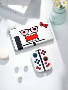 1个极简主义夸张表现风格单领结印花图案Switch保护壳，适用于Switch 2 (2025)，也适用于Switch OLED/Switch NS/Lite，带卡槽的收纳盒，Switch游戏机保护套，电池延长版游戏机配件保护壳，送给Switch玩家的最佳礼物，送给孩子/家人的最佳礼物 - 查看 24