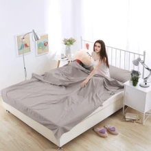 1 chiếc túi ngủ lót nhẹ, thích hợp cho cắm trại ngoài trời, khách sạn, du lịch. - Màu Khaki - Xem 3