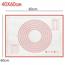 Thảm nướng bột chống dính bằng silicon, Thảm nướng bột pizza chống dính bằng silicon, Dụng cụ làm bánh tự chế - Nhiều màu - Xem 6