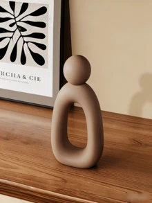 Modern Minimalist Abstract Three-Member Family Sculpture, Showcasing Harmonious And Warm Family. Elegant Shape, Soft Color Tone, Abstract And Vivid, Full Of Love And Warmth. Adds Beauty To Your Home. Best Gift For Birthday, Graduation - Multiple Styles - View 3