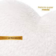 Plush Heart-Shaped Pillow In Various Colors, Silicone - White - View 4