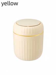 Desktop Trash Can, Trash Can, Multi-Function Desktop Plastic Storage Bucket, Pen Holder, Mini Trash Can, Mini Trash Can With Lid, Detachable Small Trash Can, Small Plastic Trash Can, Suitable For Office, Desk, Car, Best Choice For Classmates And Friends, Available In Multiple Colors - Multicolor - View 12