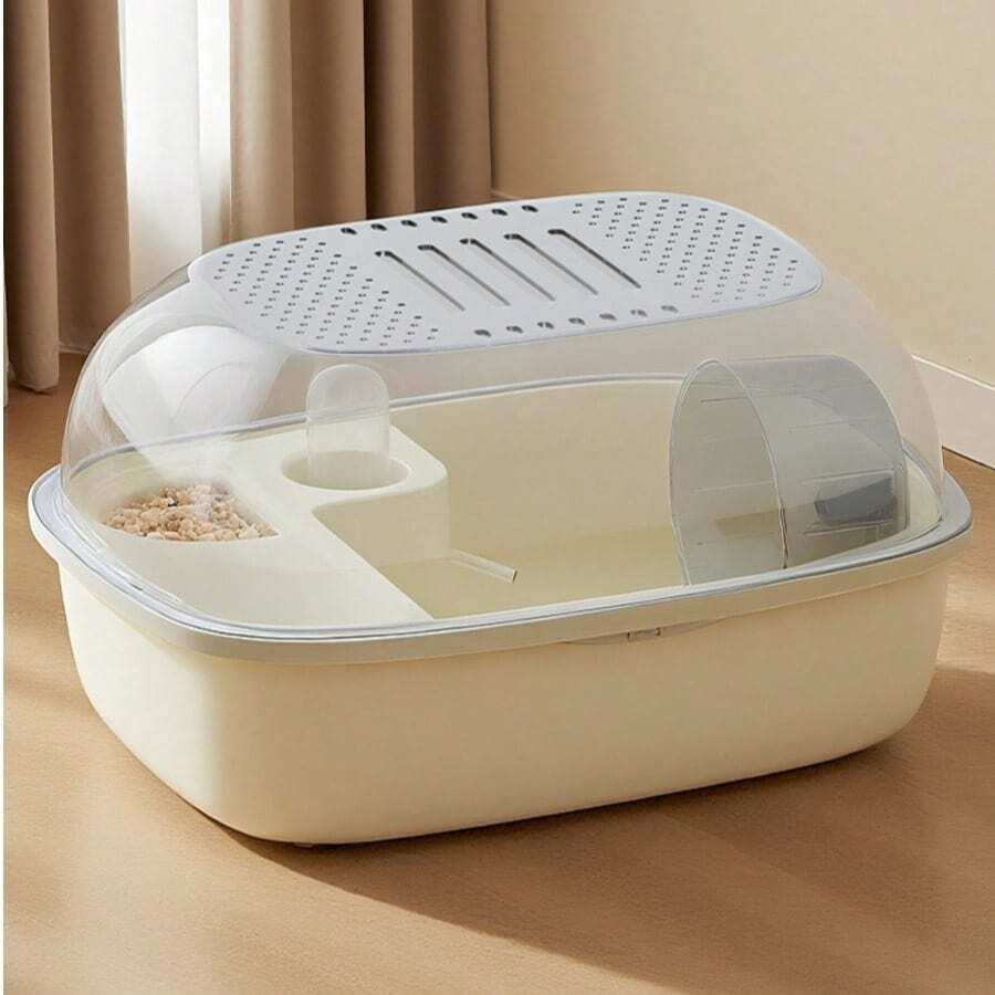 Acrylic Large Space Hamster Cage, Luxury Portable Hamster Cage For Pets - one-size - View 1