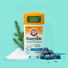 Arm & Hammer Essentials Juniper Berry Natural Stick Deodorant Aluminum-Free & 24H Odor 2.5 Oz Pack Of 5 - 多樣化香型 - 查看 7