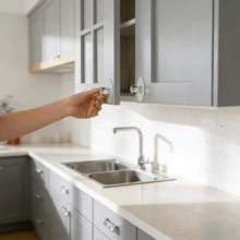 8/10/12/15 Peças Puxadores Autoadesivos Transparentes para Armários e Gavetas com Ganchos, Decoração de Armários Domésticos e de Cozinha Adequada para Guarda-Roupas, Portas Deslizantes, Armários, Gavetas, Tampas de Vaso Sanitário, Janelas de Vidro, Alças com Adesivo Forte - Multicolorido - Visão 5