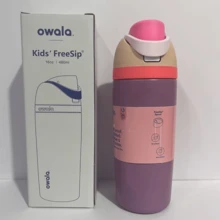OWALA New 24oz Stainless Steel Water Bottle With Straw, Suitable For Sports, Travel And School Athletic Activities. This Water Bottle Can Keep Water Temperature For Over 24 Hours, Good Sealing, Portable, Flip-Top Design, Perfect For Cold And Hot Drinks, Coffee And Frozen Beverages - 彩色 - 查看 17