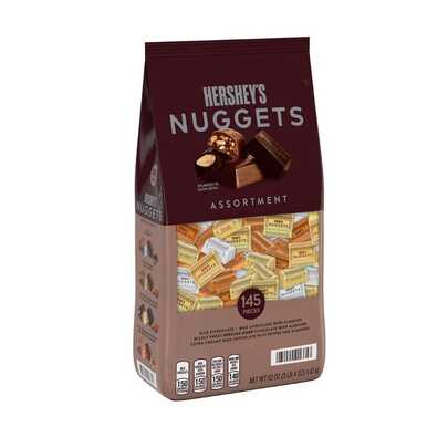 HERSHEY'S NUGGETS Assorted Chocolate Candy 145 Pieces – Mini Premium Chocolate Variety Mix